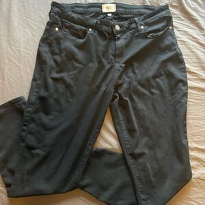 PAIGE Black Verdugo Ankle Danim Jeans Size 33 RN27002